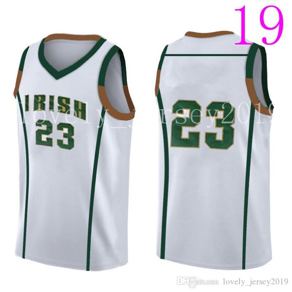 

NCAA 23 Top sales Mens University Blue White GreenCheap 20193.3. wholesale Embroidery High quality gghhg S-XXL898 8