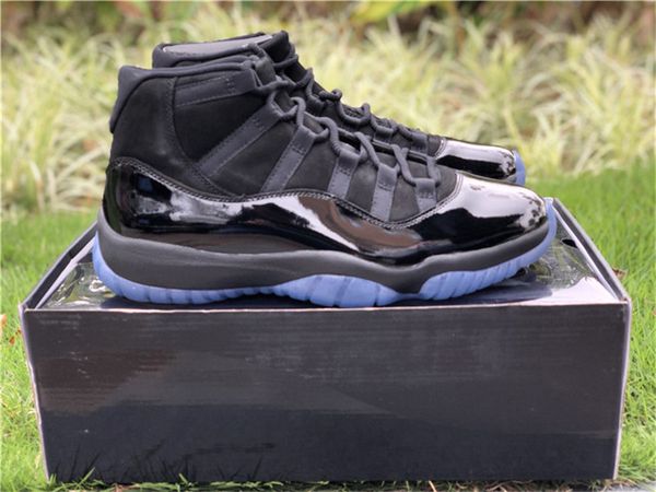 

2019 cap and gown 11 prom night blackout 11s xi basketball shoes men authentic real carbon fiber sports sneakers with box 378037-005