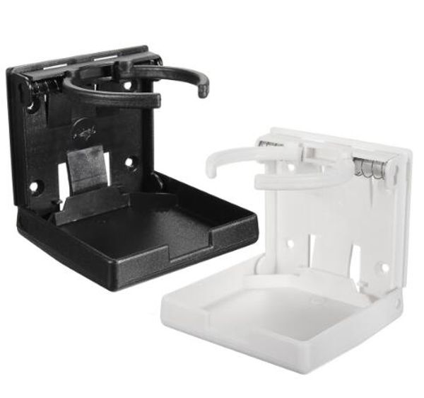 

adjustable folding drink holder boat marine caravan car 4x4 rv cup white black
