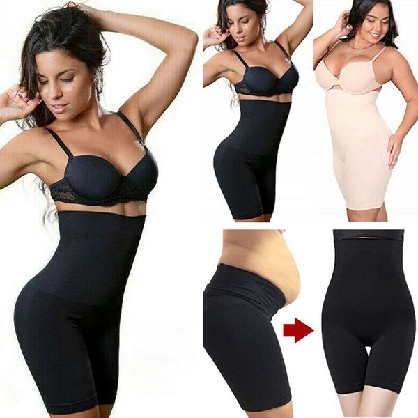 

hirigin yoga body building shorts plus size women slim control panties high wasit women body shapers fajas 2019 waist trainer, White;red