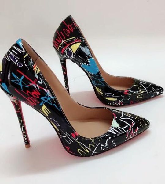 

2019 new fashion heels rivets luxury designer red bottom bottoms high heels heel black silver wedding pumps dress women womens shoes l01