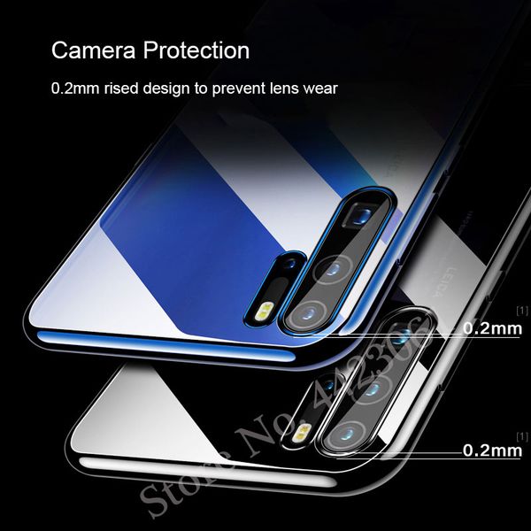 

case plating tpu for huawei honor 20 pro p smart z plus y9 prime y5 y6 pro 2019 soft silicone transparent back cover phone cases