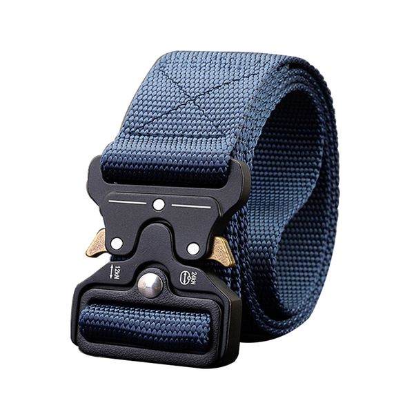 

115-135cm brand canvas belt tactical designer men belts cobra buckle long nylon belts multi-function quick-drying male army belt, Black;brown