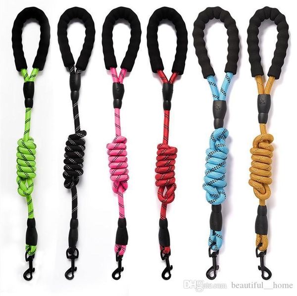 

reflective large dog leash nylon rope pet running tracking leashes long lead dog mountain climbing rope for medium large big dog