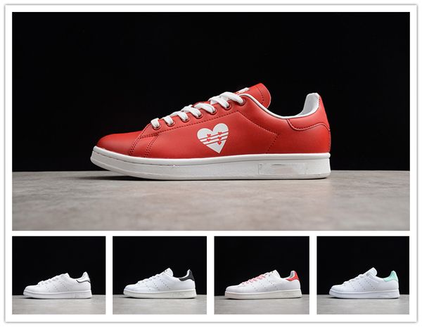 

new stock x smith designer sneakers men women chaussures triple black white green zebra stan fashion mens trainer sports casual shoes flat