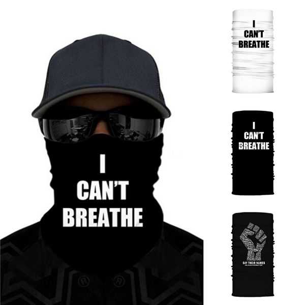 

i cant breathe fashion bandanas face mask headband neck gaiter motorcycle mask for women nj polyester face scarves fishing mask #qa5, Blue;black