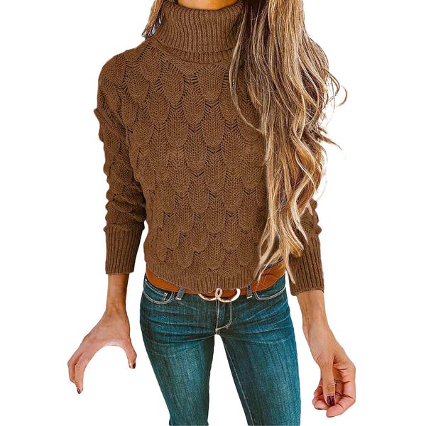 

sweater women off shoulder casual knitted loose long sleeve turtleneck knitted sweater winter clothes women chompas para mujer, White;black