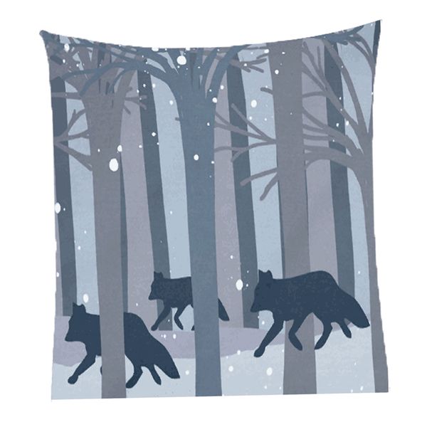 

modern indoor outdoor wall waterproof 3d hanging tapestry animal series