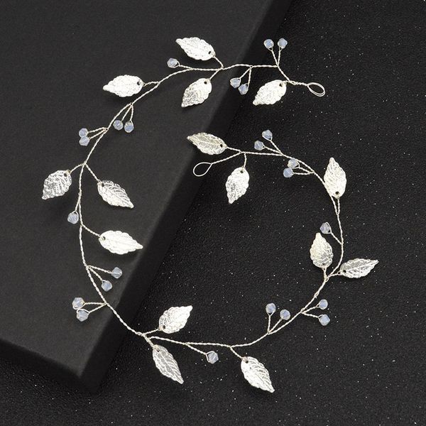 

andmade золото серебро кристалл лист жемчуг свадебные hairbands свадебные аксессуары для волос жемчуг листья головной убор женщины украшения, Golden;white