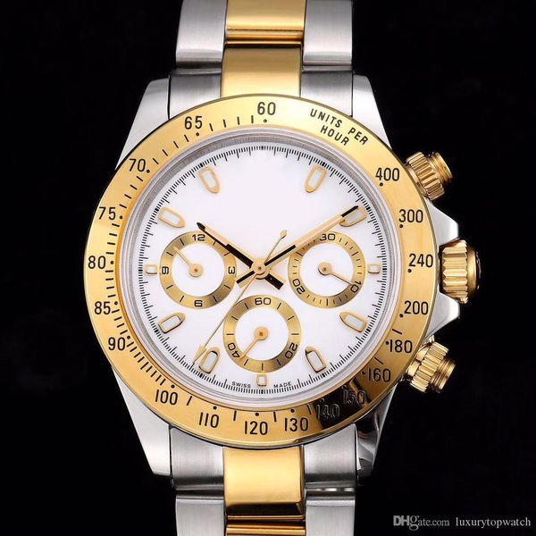 

2020 selling watch tona series 116503 white dial 2813 movement stainless steel strap automatic mechanical men's watch ing, Slivery;brown