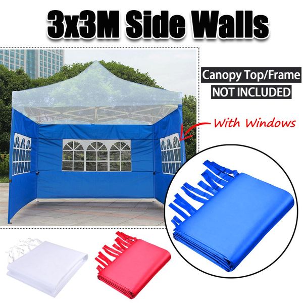 

oxford cloth party tent wall sides waterproof garden patio outdoor canopy 3x3m sun wall sunshade shelter tarp sidewall sunshade
