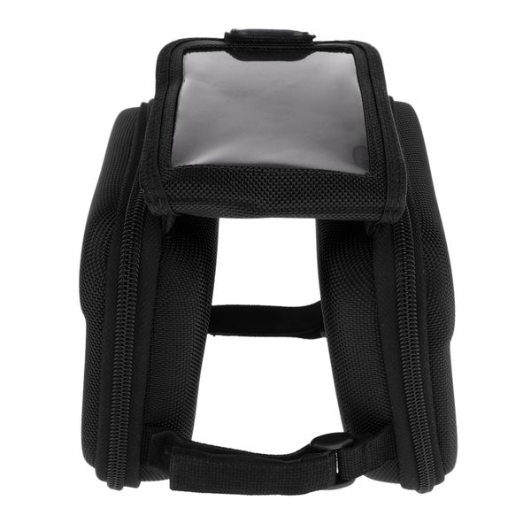 

waterproof road bicycle phone bag mobile phone holder holder front tube pannier bike frame storage bag for bike accesorios