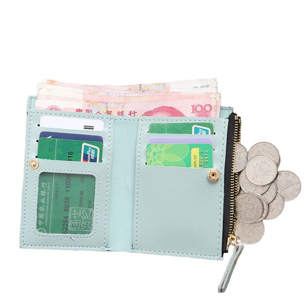 

2020 spring fashion beautiful wallet cute squirrel short women wallet, Red;black