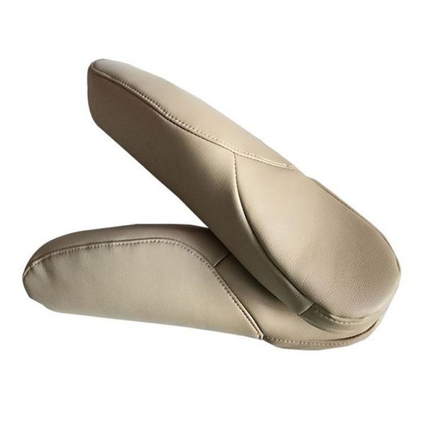 

2pcs interior wear resistant car durable pu leather armrest cover easy install seat soft protection for crv 2007-2009