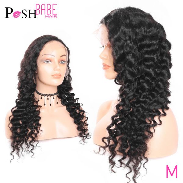 

human hair wigs long 13x6 remy malaysian loose wave glueless lace front human hair wigs for women pre plucked hairline baby, Black;brown
