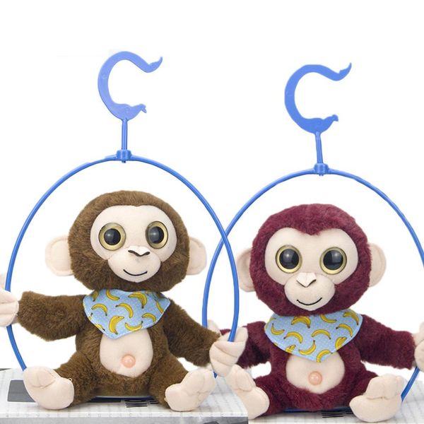 

plush toy monkey stuffed doll electronic plush toys talking recording baby sleeping appease animal doll birthday gifts for kids