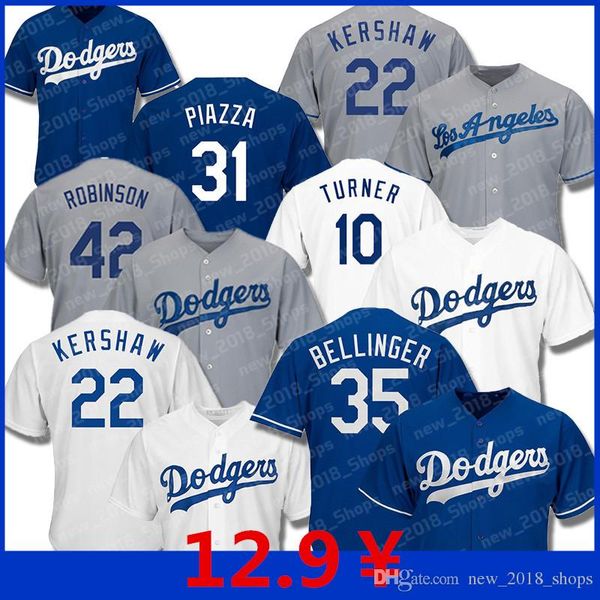 

Dodgers Jerseys 35 Cody Bellinger Los Angeles 22 Clayton Kershaw 5 Seager Hernandez 10 Justin Turner Manny Machado 31 Mike Baseball Piazzato