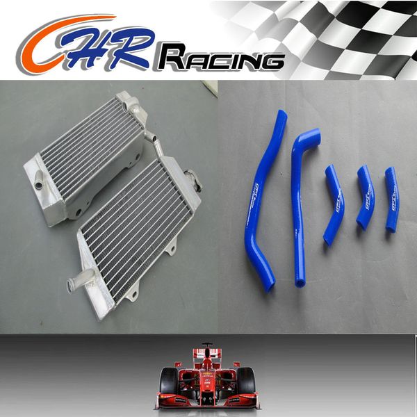 

aluminum radiator & silicone hose blue for 2005 2006 2007 2008 crf450r crf 450 r new