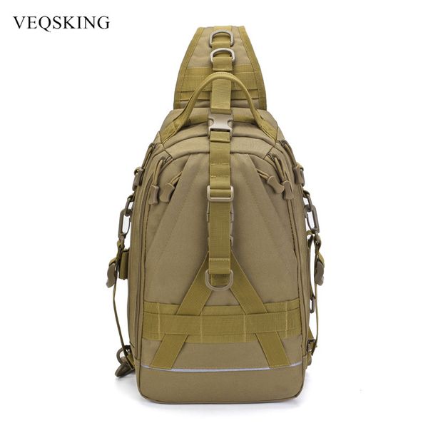 

men chest bag hiking backpack tactical army shoulder sling fishing bags travel camping bag tactical backpack