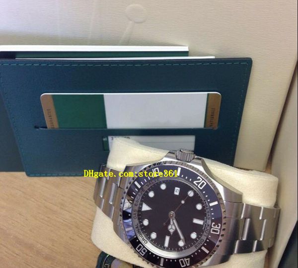 

original box certificate mens watches 116660 black dial 44mm asia 2813 movement automatic, Slivery;brown