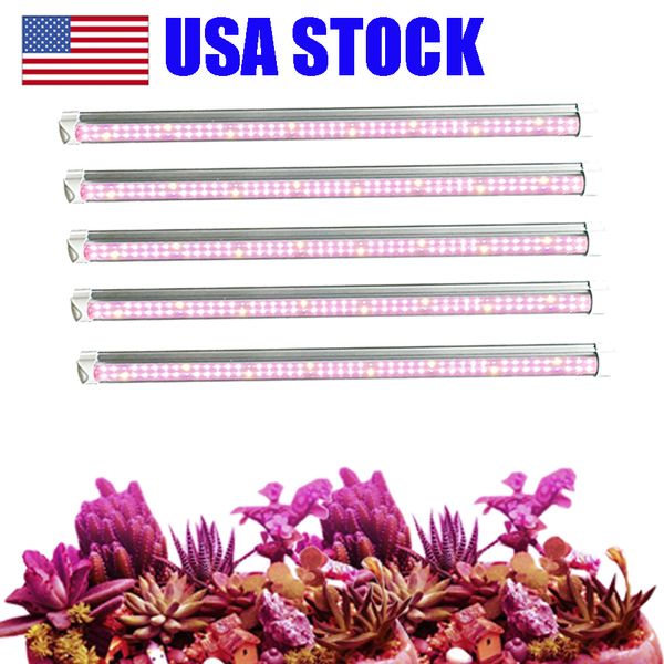 

t8 led grow light 2ft 3ft 4ft plant grow light bar strip tube, full spectrum sunlight replacement with high par for indoor plant usa stock