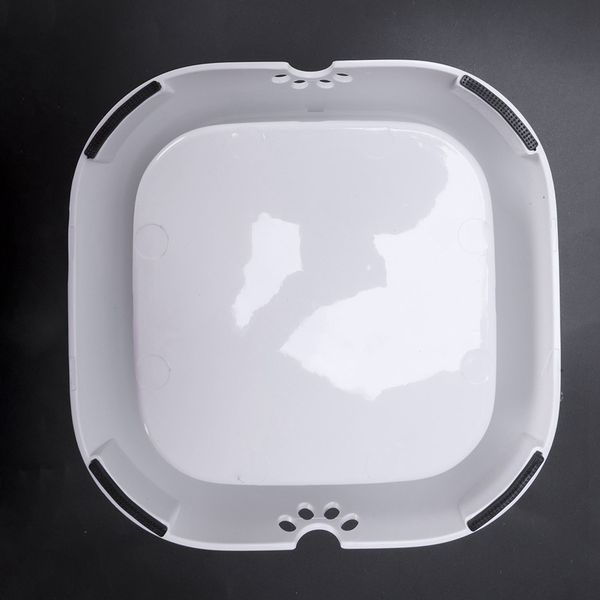 

1.5l pet dog bowls floating not wetting mouth cat bowl no spill drinking water feeder plastic portable dog bowl dog grooming