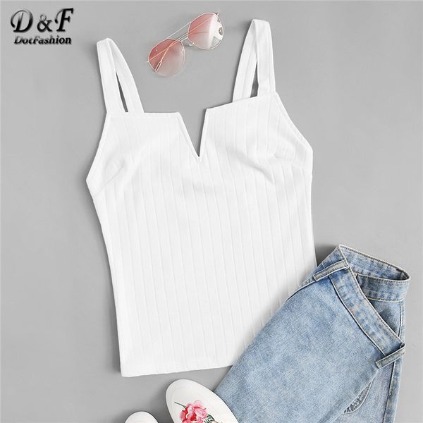 

dotfashion beige slim fitted solid cami summer crop for women 2019 elegant vest glamorous spaghetti strap camisole, White