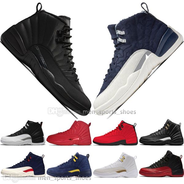 

12s winterized wntr gym red michigan mens basketball shoes the master flu game taxi class of 2003 12 men sports sneakers designer trainers