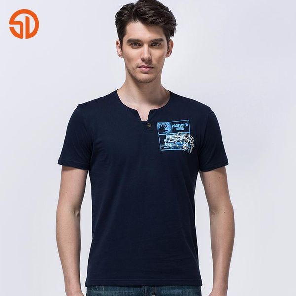 

solid senlin jeep v neck short sleeve print t shirt men t -shirt summer fashion jeep men style cotton tee men cotton trend, White;black