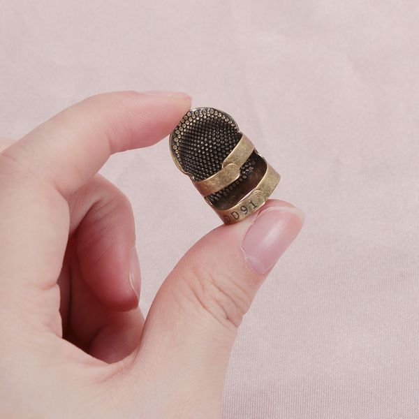 

finger thimble hard protector metal sewing tools needles partner classical 10pcs
