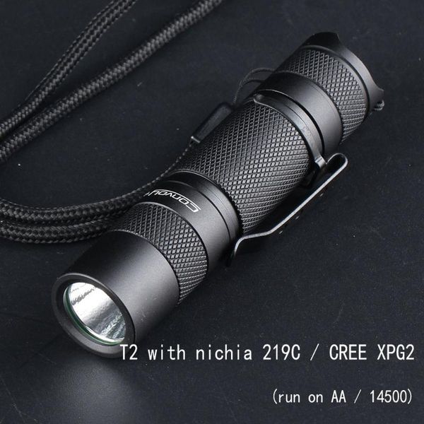 

convoy t2 with nichia 219c / cree xpg2 , / 14500 version
