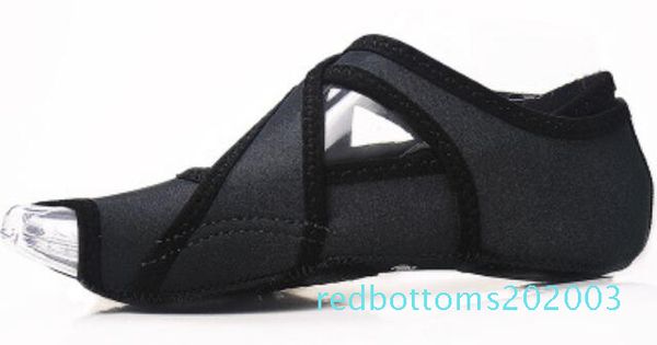 

cross-border yoga, ballet, modern dance shoes for in-flight anti-skid professional fitness 5 fingers yoga socks r03, Black;yellow