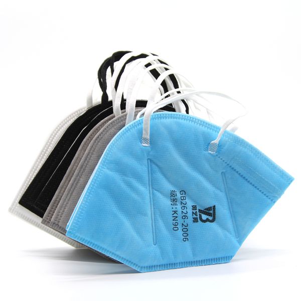 

2pcs dust protective pm2.5 anti-haze mouth vertical folding anime pollen allergy anti smoke mask