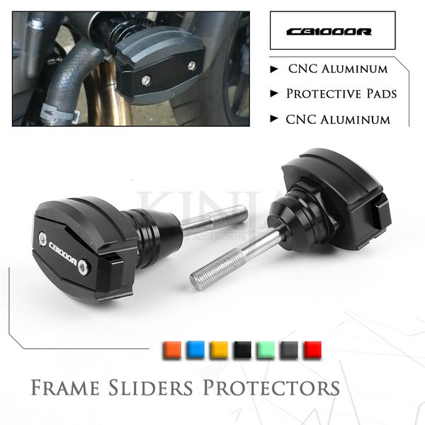 

motorcycle frame sliders anti crash pads protector guard for cb1000r 2008-2017