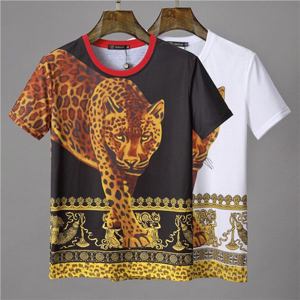 

2019 hot fashion brand футболка мужская одежда футболки medusa топы с коротким рукавом tshirt, White;black