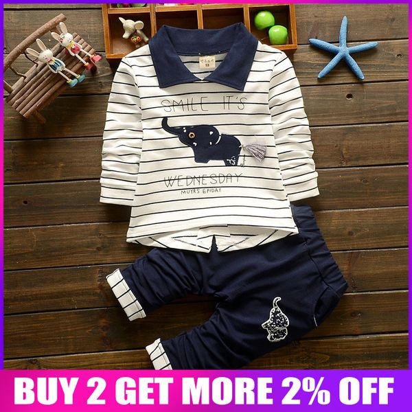 

бибикола весна осень детские мальчики комплект одежды малыш комплект одежды полосатая футболка + брюки 2шт спортивный костюм детские костюмы, White