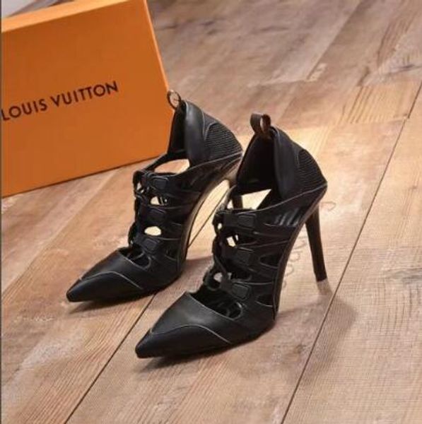 

2020 luxury women shoes red bottoms high heels nude black red leather pointed toes pumps brand dress shoes