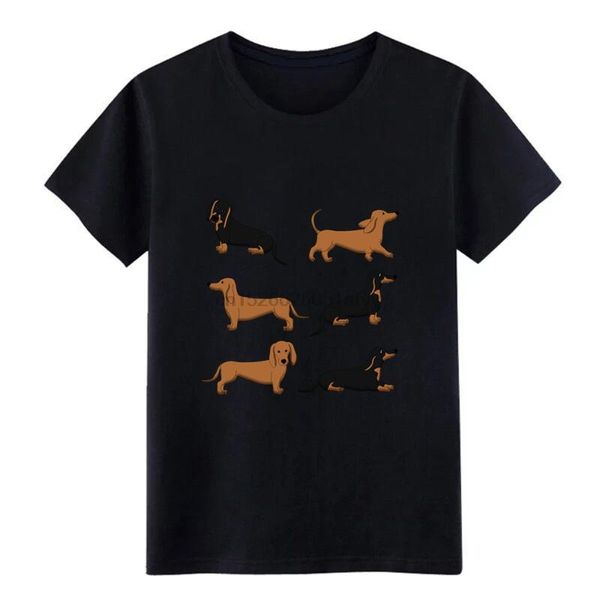 

teckel футболка индивидуальные 100% хлопок s-xxxl тонкий против морщин комичный весна осень винтаж рубашка, White;black