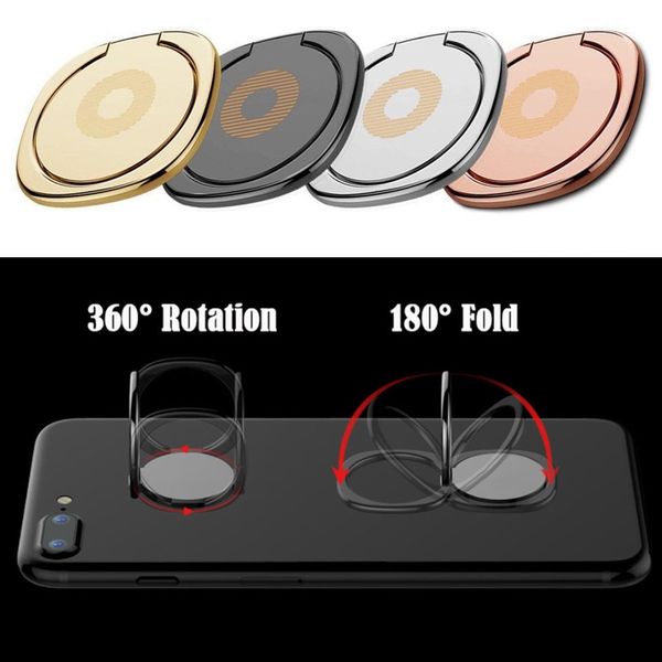 

360 degree metal finger ring holder rotation mobile phone stand stents for samsung htc android phone tablet pc