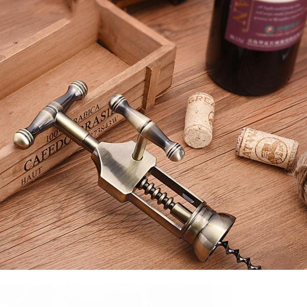 

винтажный цинковый сплав открывалка для вина бутылка штопор металлический открывалка рычаг дизайн штопор для вина кухня бар инструменты для