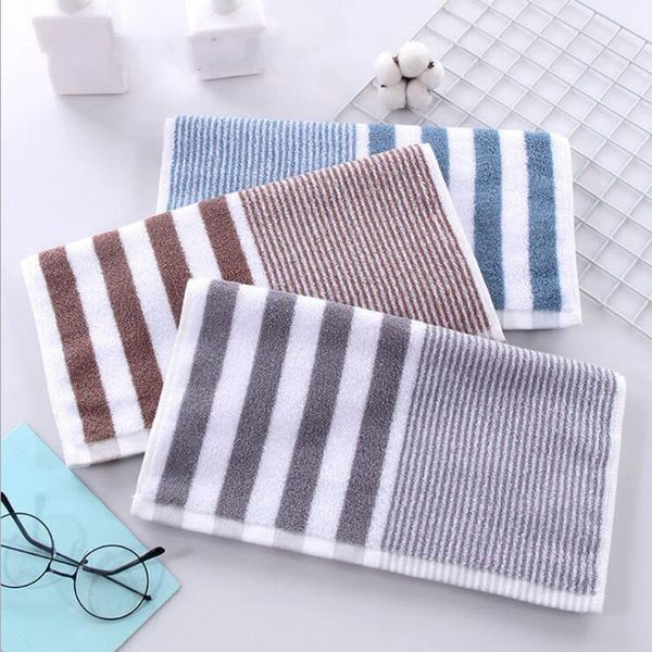

three colors stripe face towel cotton bathroom l hand towels quick dry toalla