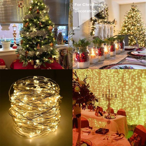 

longest led string lights 5m 10m 20m street garland christmas light outdoor christmas fairy lights warm colorful starry light
