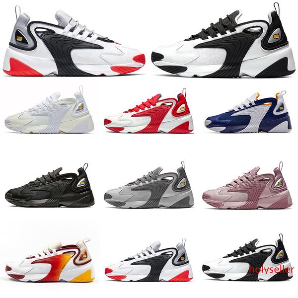 

zoom 2k sail white black navy orange mens outdoor sports shoes 90s basketball style m2k tekno model fashion women designer sneakers