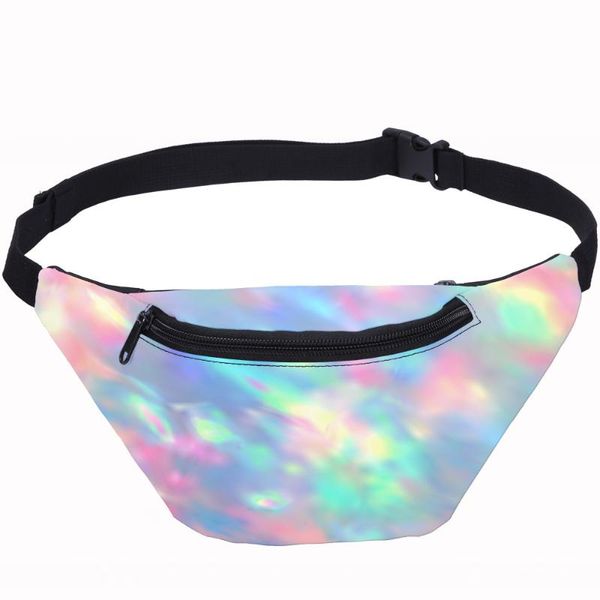 

waist small bag women individuality personality pattern bum bag lumbar pack lady shoulder crossbody belt