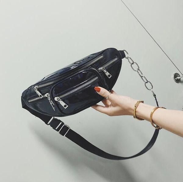 

wholesale handbags purses wholesale women waist bag pu new fashion crossbody bag laser shoulder bags
