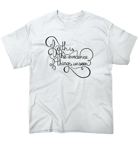 

faith evidence of things unseen christian t-shirt for womens tee shirt s m  2xl 3xl, White;black