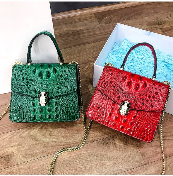 

высокое качество крокодил бренда кожа моды роскошь дизайнер роскошные сумки кошельки кроссбоди сумка сумки на ремне сумки
