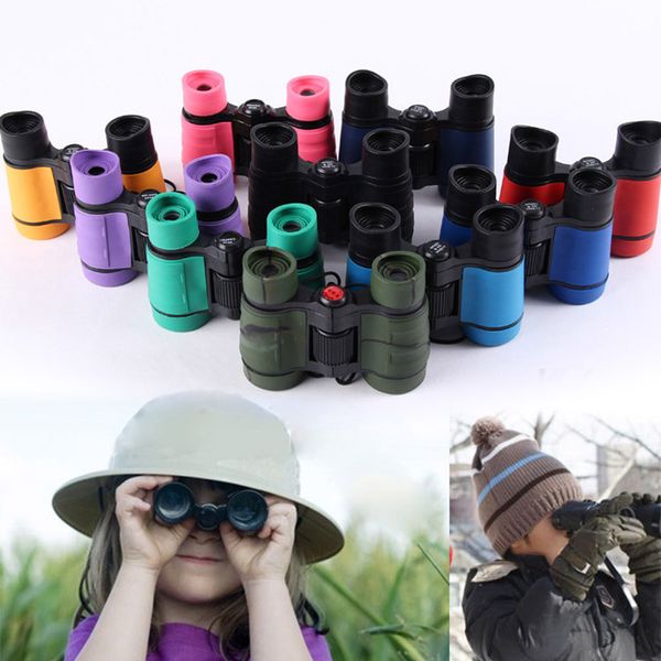 

children binoculars 4x30 toy color rubber handle slip high resolution for boy and girl sec88