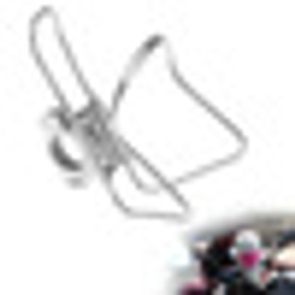 

universal motorcycle bike handlebar drink beverage water bottle cup holder white