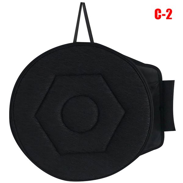 

360 degree rotate swiveling car seat cushion easy in out soft seat pad hug-deals